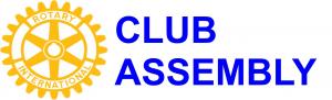Club Assembly, 6.15 for 6.30pm